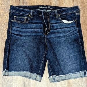 American Eagle Outfitters Dark Blue Bermuda Shorts